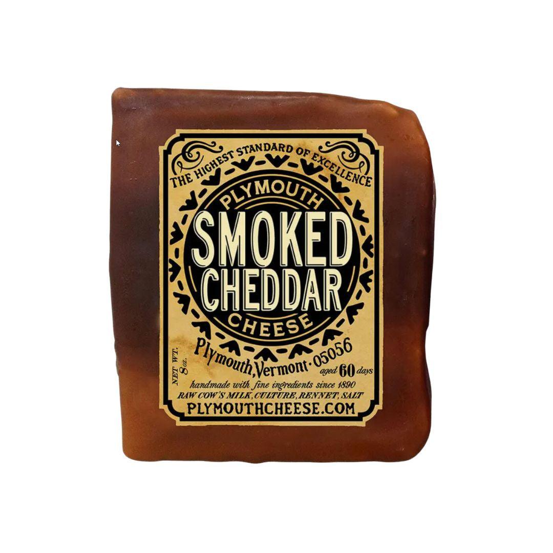 Plymouth Artisan Cheese Smoked Cheddar 8oz Galena River Wine and Cheese