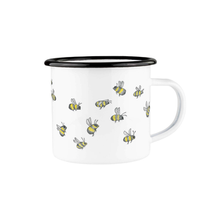 Bee Swarm Enamel Mug 300ml