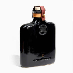 Black Ceramic Flask