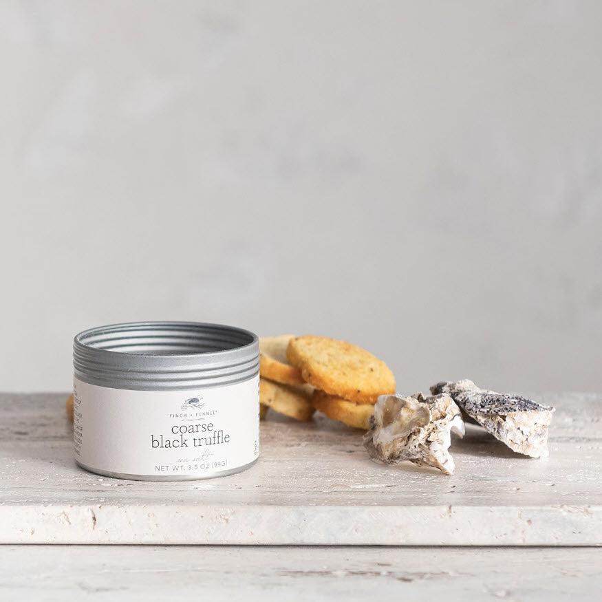 Finch + Fennel Coarse Black Truffle Sea Salt 3.5oz