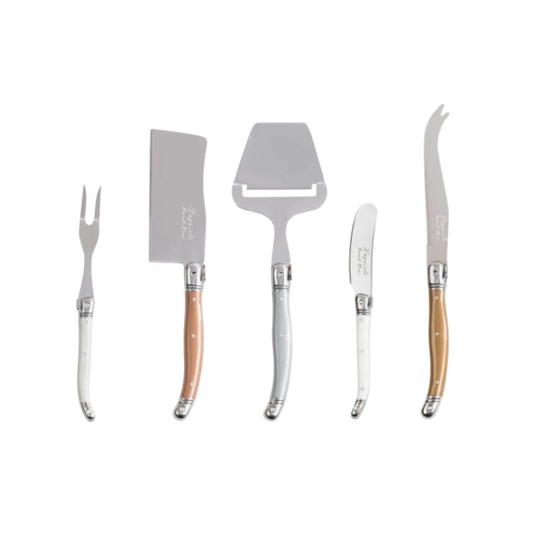 Laguiole 5 Piece Cheese Knife & Slicer Set