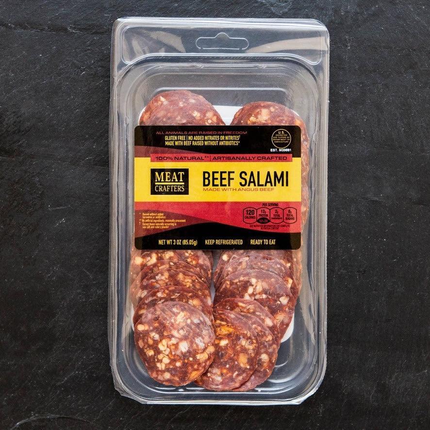 Meat Crafters Classic Sliced Beef Salami 3oz