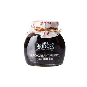 Mrs Bridges Blackcurrant Preserve with Sloe Gin 12oz