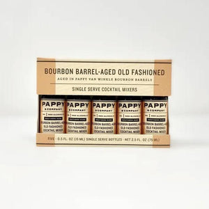 Pappy Van Winkle Bourbon Barrel-Aged Old Fashioned Mix - Single Serve 5 Pack