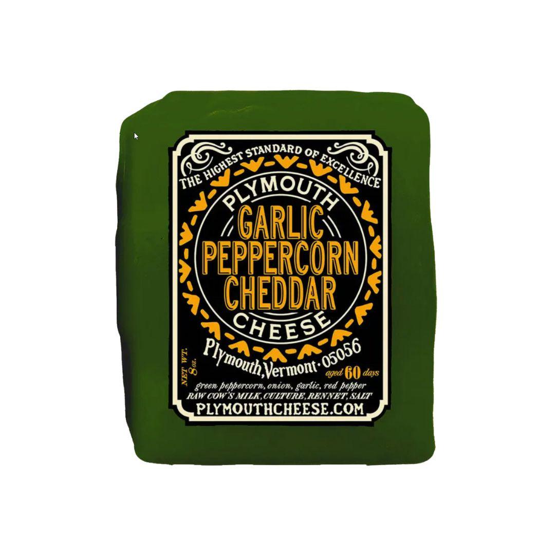 Plymouth Artisan Cheese Garlic Peppercorn 8oz