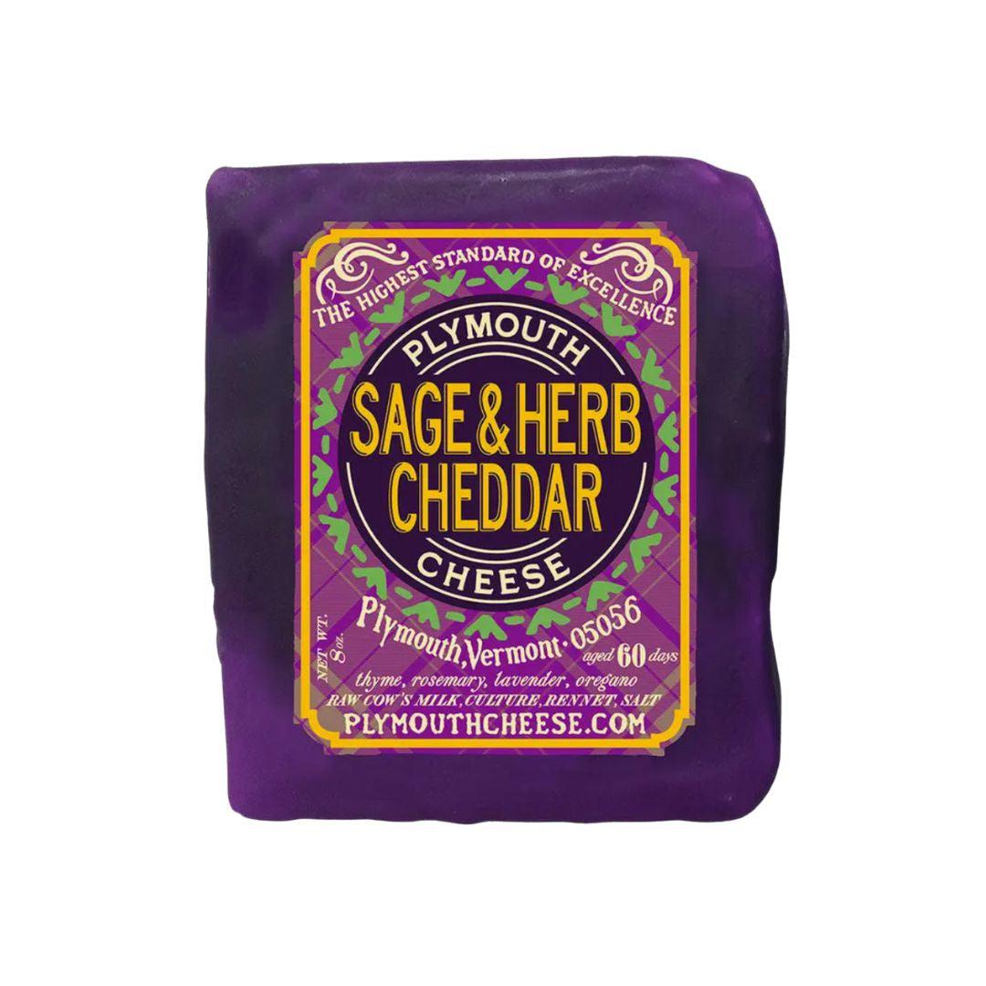 Plymouth Artisan Cheese Sage & Herb 8oz