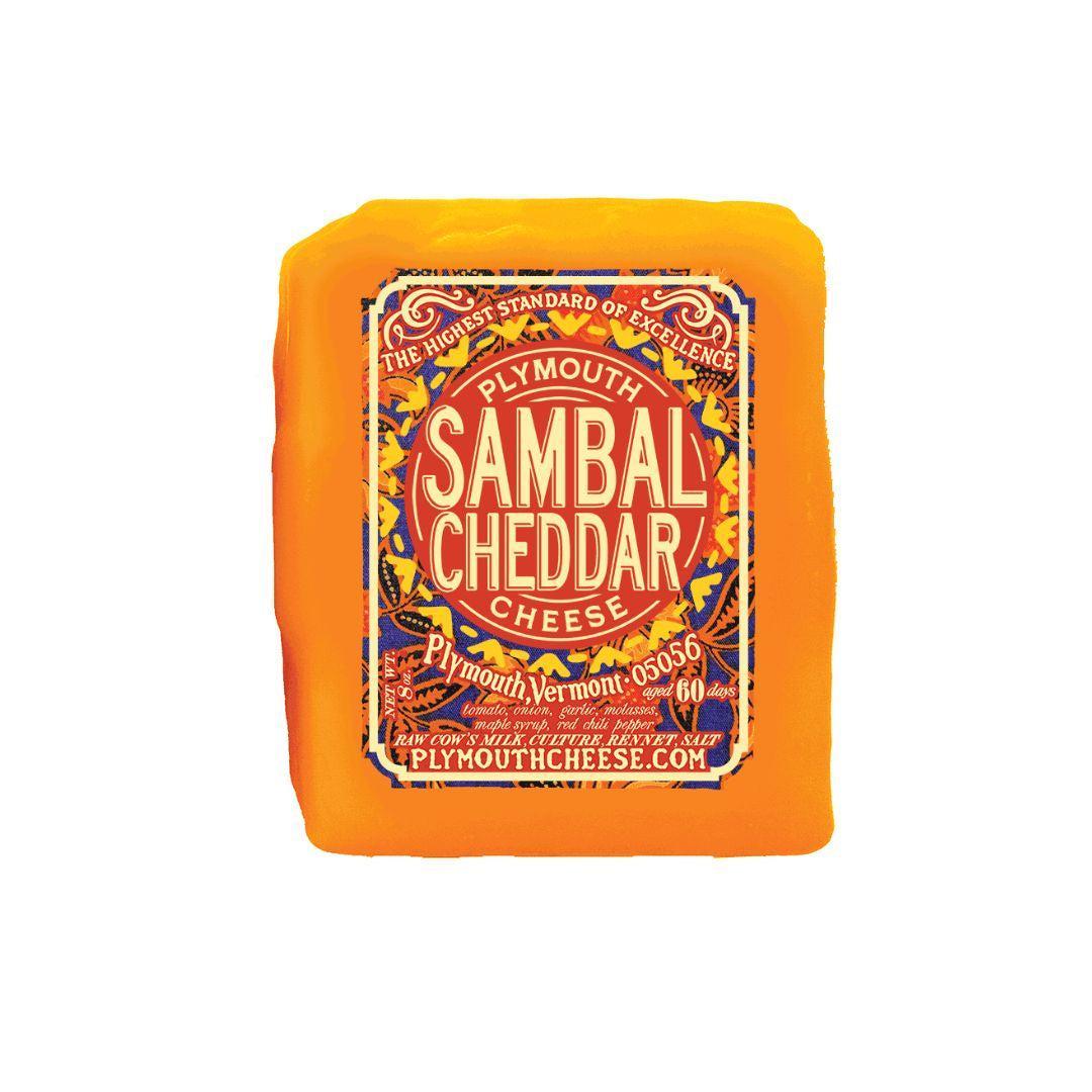 Plymouth Artisan Cheese Sambal Cheddar 8oz