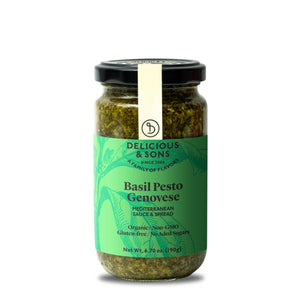 Delicious & Sons Organic Basil Pesto Genovese 6.7oz