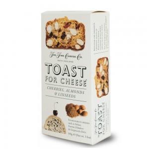 Fine Cheese Co Toast Cherries, Almonds, Linseed 3.5oz