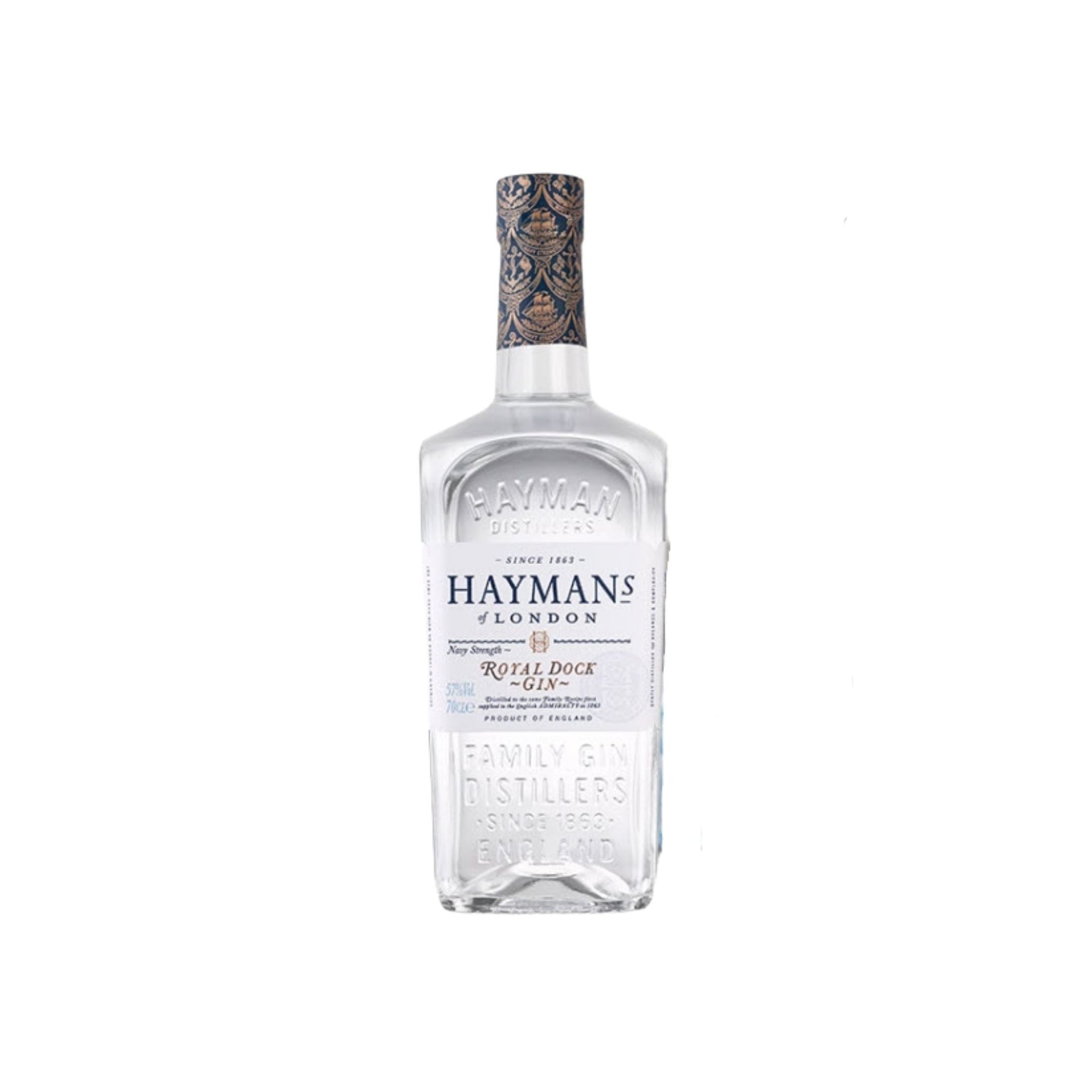Hayman's Royal Dock Navy Strength Gin 114 Proof750ml