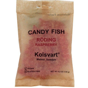 Kolsvart Raspberry Swedish Fish - 4.2oz