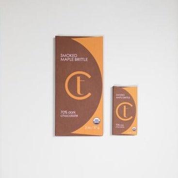 Terroir Chocolate Smoked Maple Brittle Dark Chocolate