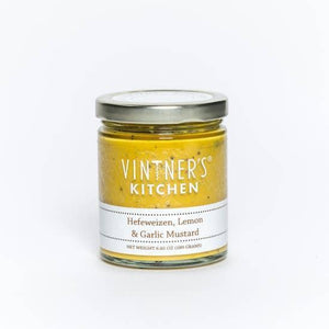 Vintner's Kitchen Hefeweizen, Lemon & Garlic Mustard 6.65oz