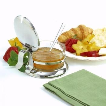 Condiment Dish with Spoon