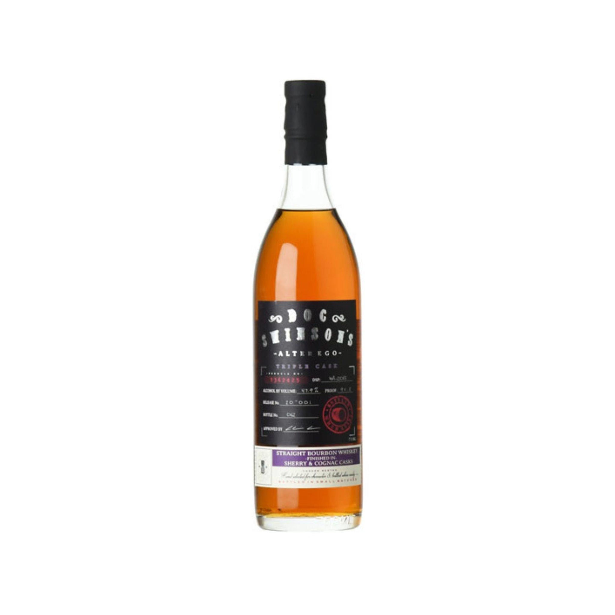 Doc Swinson's The Alter Ego Flagship Series Triple Cask Finished In Sherry And Cognac Casks Bourbon Whiskey 750ml