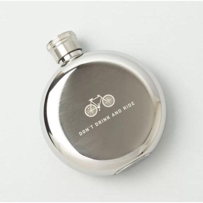 Don't Drink & Ride Hip Flask 3oz