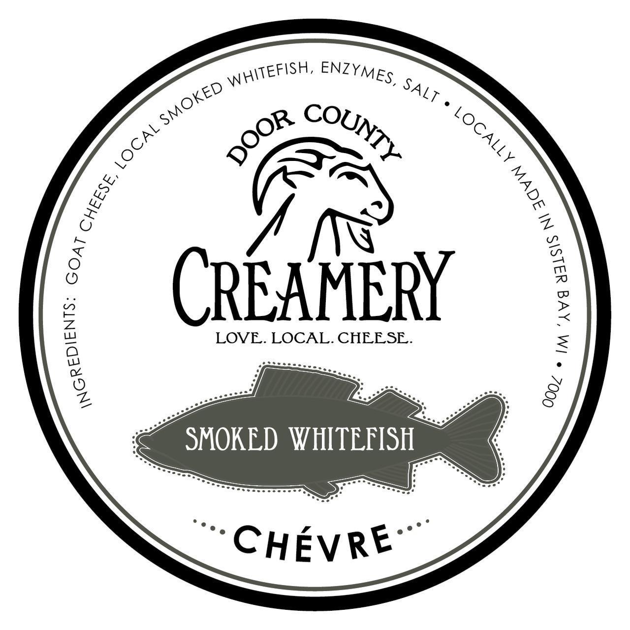 Door County Creamery Smoked Whitefish Chèvre 8oz