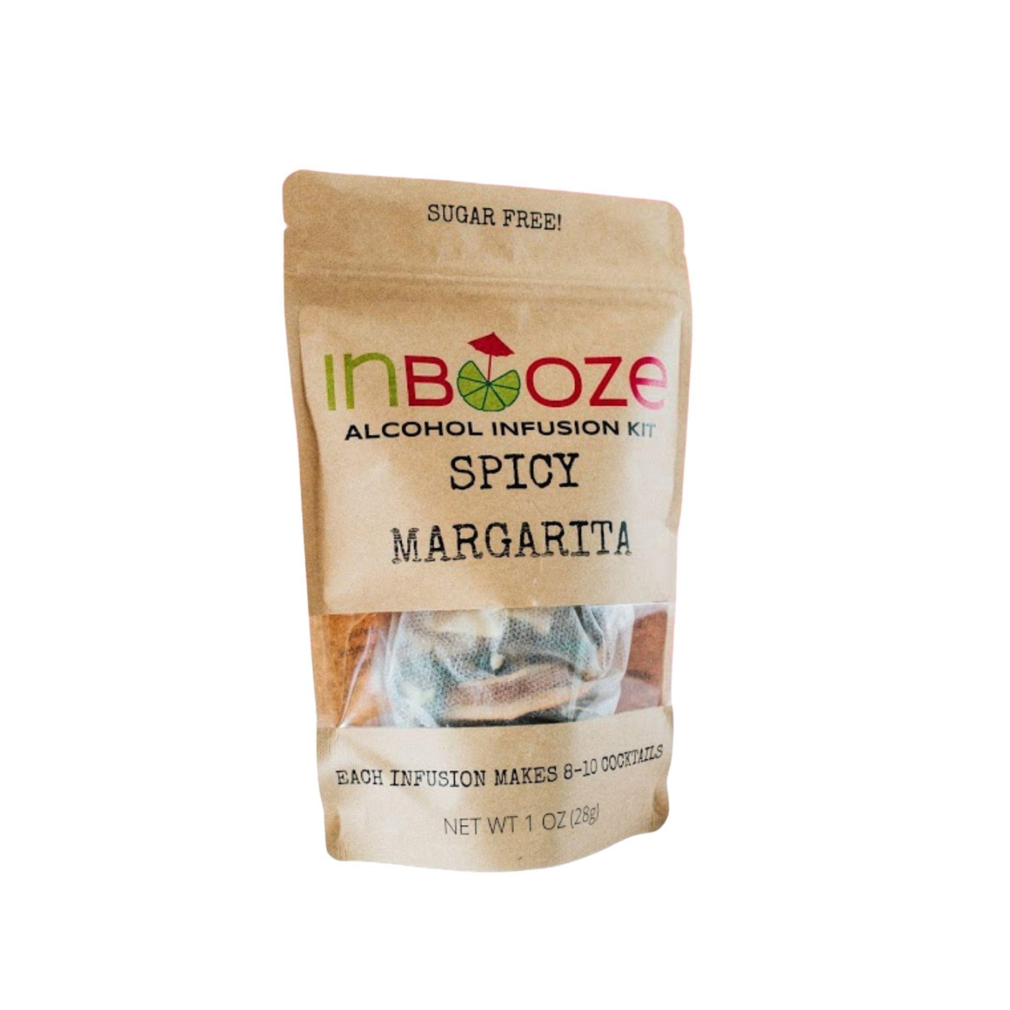 InBooze Spicy Margarita Cocktail Kit To Infuse Tequila 1oz