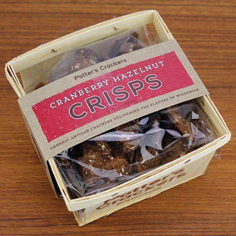 Potter's Crackers Cranberry Hazelnut Crisps 6oz