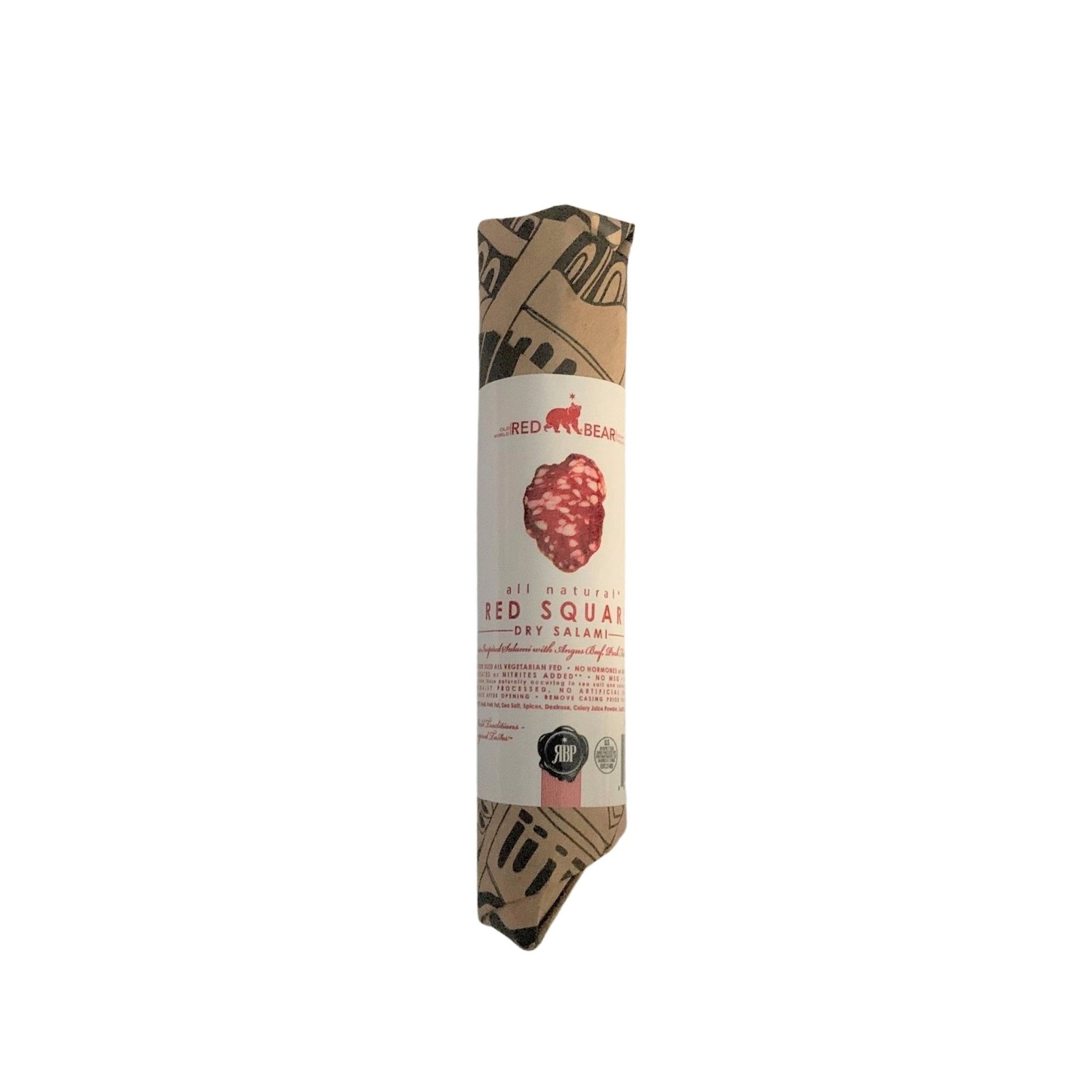 Red Bear Red Square Dry Salami 6oz
