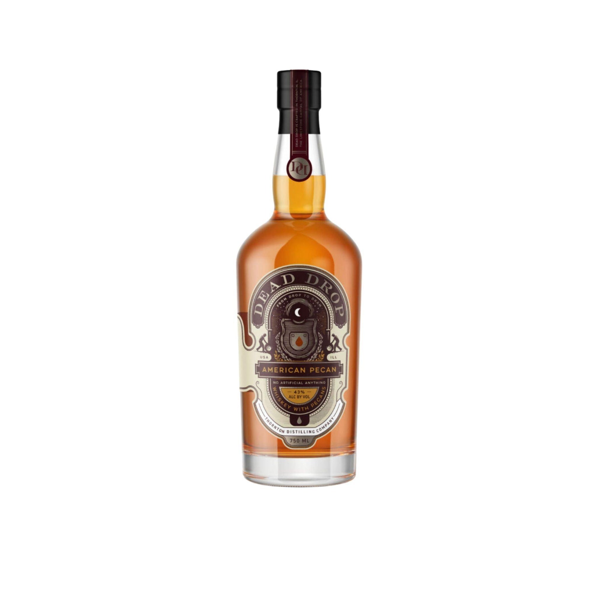 Thornton Distilling Co Dead Drop American Pecan Whiskey 750ml