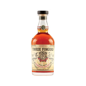 Three Fingers High 12 Year Old Canadian Rye Whisky 750ml