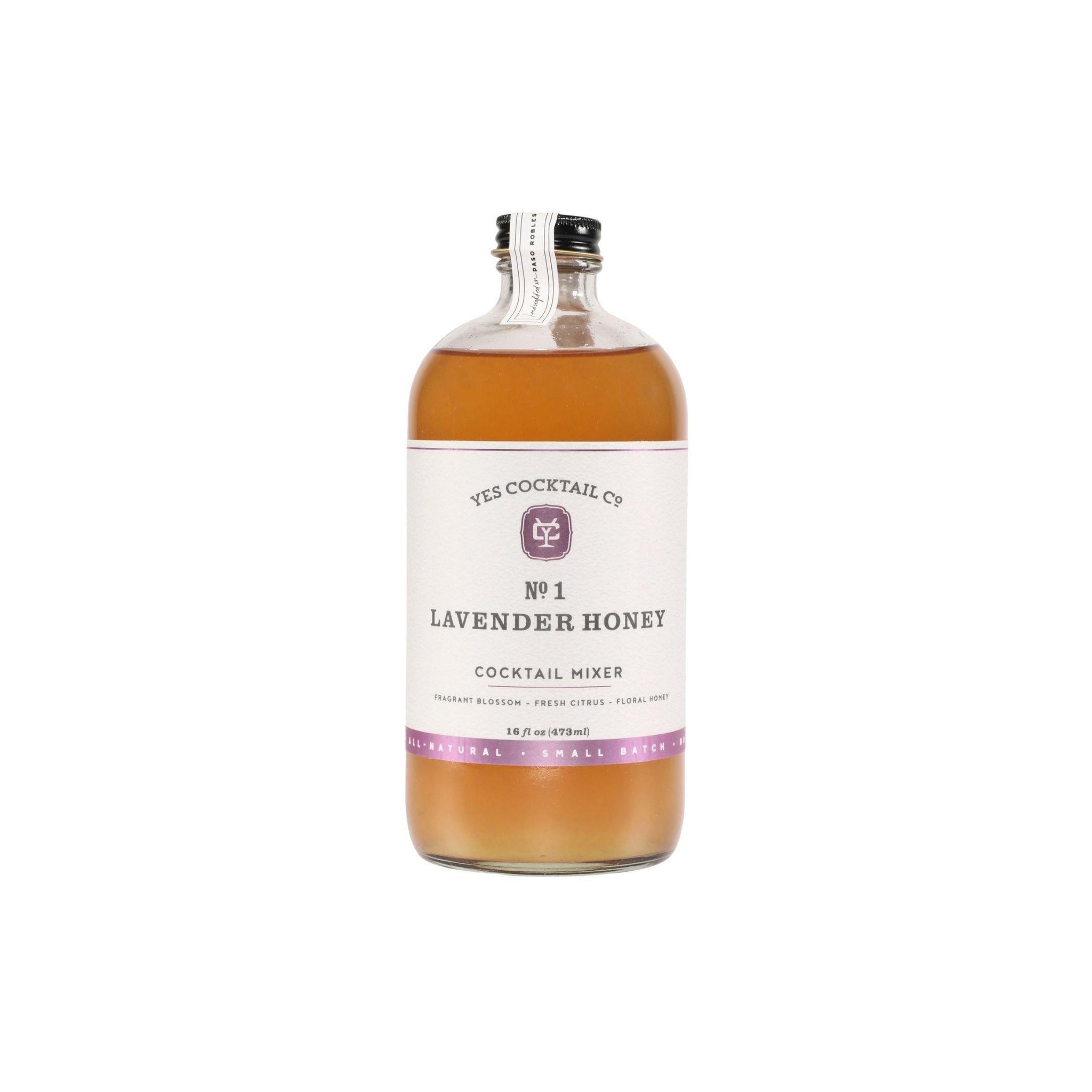 Yes Cocktail Lavender Honey Cocktail Mixer 16oz