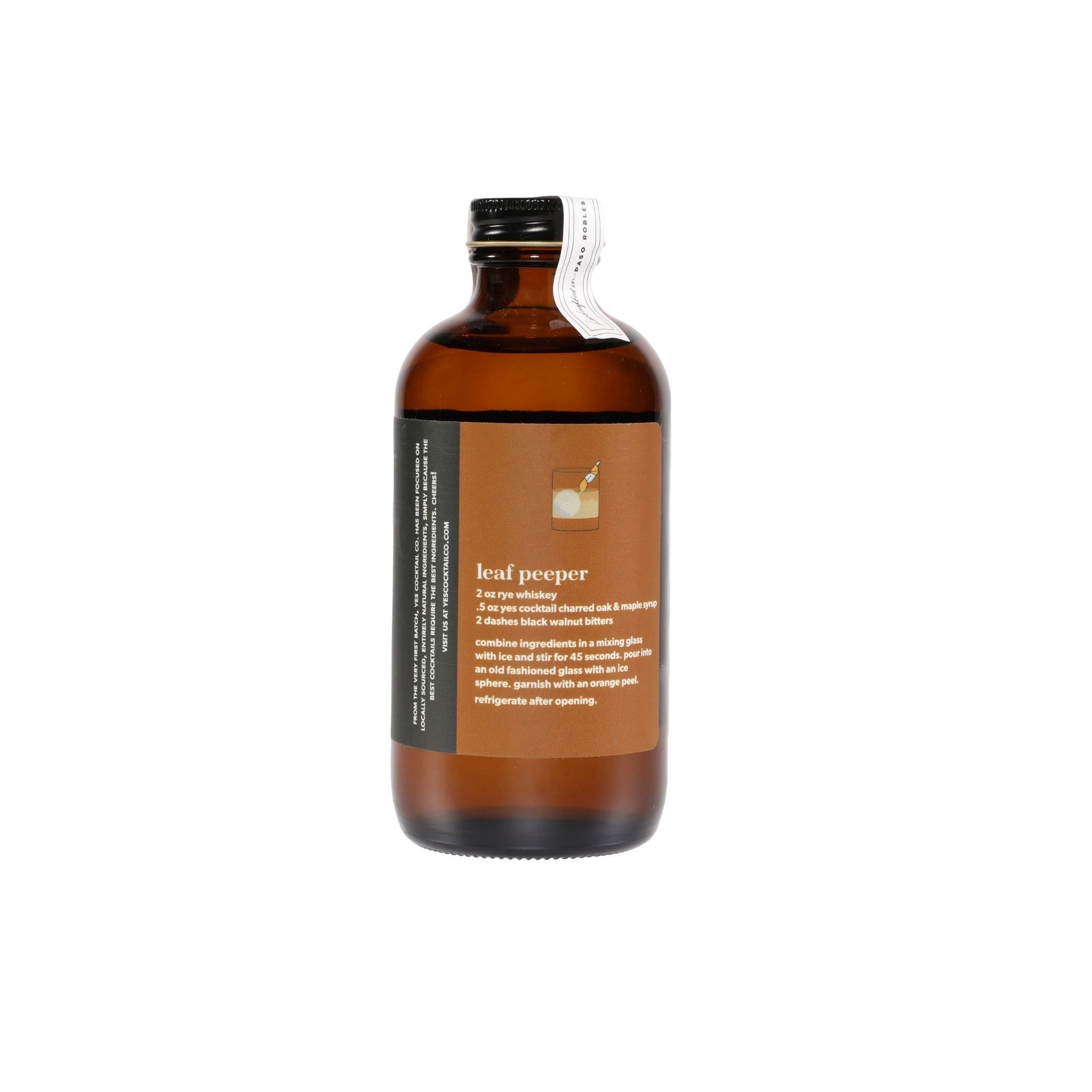 Yes Cocktail Oak Charred Oak & Maple Syrup 8oz